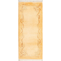 Vidal Tapis de couloir en laine 203x84 orange Darya