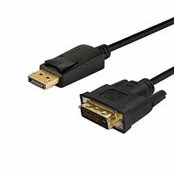 Savio CL-106 câble vidéo et adaptateur 1,8 m DisplayPort DVI Noir