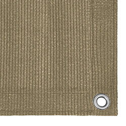 vidaXL Tapis de tente 250x350 cm Taupe