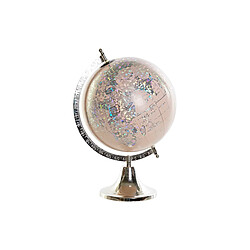 Globe terrestre DKD Home Decor Argenté Beige Métal PVC (22 x 20 x 40 cm)