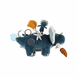 NOUKIES Peluche d'activités tricératops Ops bleu 40 cm - Noukie's