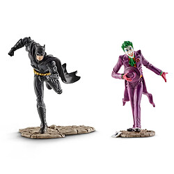 Schleich Figurines super héros : Justice League Scenery Pack : Batman contre le Joker