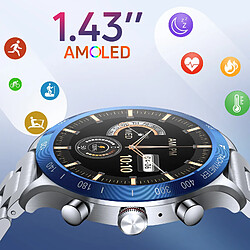 Avis Riversong Montre Connectée Sport Bracelet Interchangeable Tracker Santé Complet Argent