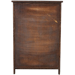 Mendler Commode / armoire, 82x55x30cm, shabby chic, vintage ~ marron