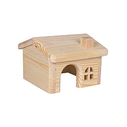 TRIXIE Maisonnette en bois pour hamsters/souris 15 × 11 × 15 cm