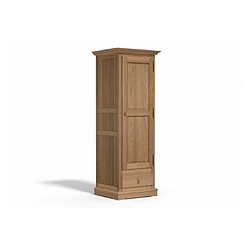 DECOPIN petite armoire 1 porte en pin ducie - patine anglaise