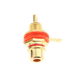 Acheter RCA Jack Plug Socket Audio Vidéo Femme Câble Connecteurs Adaptateur Noir + Rouge