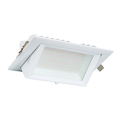 Ledkia Spot Downlight LED 48W Rectangulaire Orientable 130 lm/W LIFUD Coupe 210x125 mm Blanc Chaud 3000K