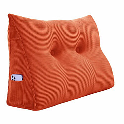 VerCart Coussin de Lecture Compensé Velours Côtelé