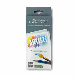 Raphael 12 crayons de couleur aquarellables Artist Studio