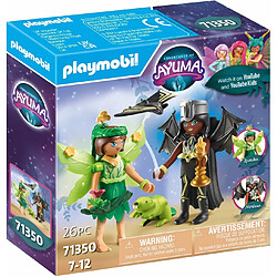 Fox Pathé Europa Playmobil 71350 Forest et Bat Fairies - Adventures of Ayuma - avec Deux Personnages, Deux Animaux Totem - Place a la Magie des fees - Histoire & Imaginaire - Des 7 Ans