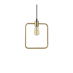 Ideal Lux Suspension design Abc Métal Laiton antique 1 ampoule 44cm