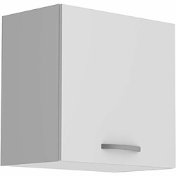 Atma OSLO Meuble haut 1 porte - Blanc - L 60 x P 36 x H 58 cm