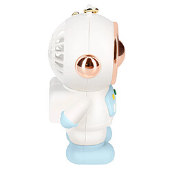 Avizar Mini Ventilateur Portable Astronaute Ultra compact avec Porte clés Bleu Clair