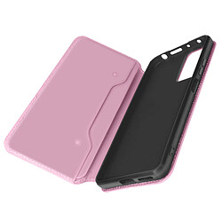 Avizar Étui pour Xiaomi Redmi Note 11 Pro 5G Double Poche Intérieure Support Vidéo Rose