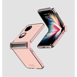 Coque en TPU antichoc, galvanisé or rose pour votre Huawei P50 Pocket