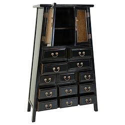 Avis Armoire Alexandra House Living Noir Bois 40 x 148 x 96 cm