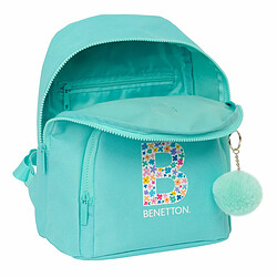 Acheter Sac à dos Benetton Letter Mini Vert 25 x 30 x 13 cm