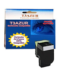 T3Azur Toner Lexmark CS410dn / CS410dtn / CS410n Noir - Compatible - 4 000 pages