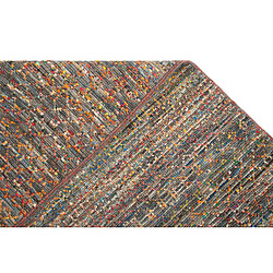 Vidal Tapis de laine 370x274 gris Agra pas cher