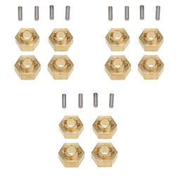 Adaptateur Hexagonal En Laiton 12x RC 3mm pour Accessoires de Bricolage pour Camions Axial SCX24 AXI00001