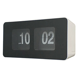 Flip Down Clock Bureau Horloges Murales Numériques Auto Non Cicatrice Balayage Silencieux Blanc