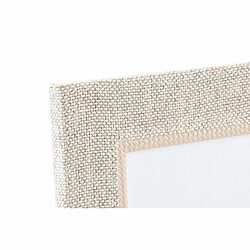 Cadre photo DKD Home Decor Beige Lin (19 x 1,6 x 24 cm)