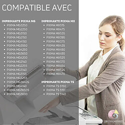 Avis 123CONSOMMABLES - 540 541 XL - 2 Cartouches d'encre Compatibles avec Canon PG-540 CL-541 XL - pour Canon PIXMA MX475 MG3650 MG3550 MG4250 TS5150 TS5151