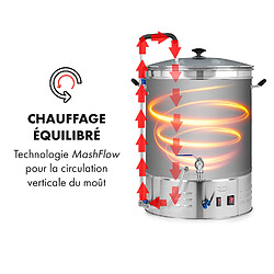 Acheter Klarstein Cuve de brasage - Brauheld Pro - 3300W - 70L 30-100°C avec pompe de circulation - Inox