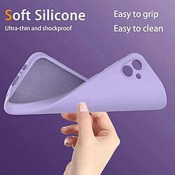 Acheter Kit De Film En Verre Trempé À Coque Complète 5D + Coque En Silicone Liquide Phonecare Pour Samsung Galaxy A06 - Violet