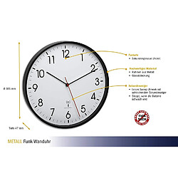 Tfa-Dostmann TFA 60.3537.01 radio wall clock