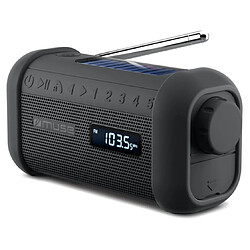 Muse MH08MB Radio Portable bluetoothoh, Charge Solaire, couplage TWS, Radio numérique, Microphone Mains Libres, IP64