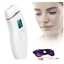 Chrono Appareil d'épilation IPL Épilateur laser permanent 999 000 impulsions lumineuses Indolore, blanc