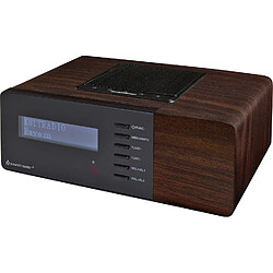 Soundmaster radio numérique DAB+ PLL UKW avec écran LCD marron noir