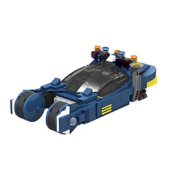 Universal BZB MOC 1982 Speed Roadster 20383 lames Longue distance Running Blocs de construction Modèles Décoration Enfants Cerveau Course DIY Jouets Cadeaux | Bloc (bleu)