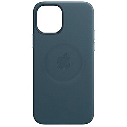 Apple Coque Leather MagSafe pour l'iPhone 12 Mini - Baltic Blue