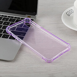 Avis Wewoo Coque en TPU Transparent Dropproof 50 PCS 0.75mm pour iPhone XR (Violet)