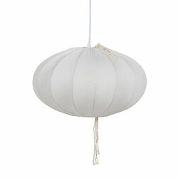 BigBuy Home Suspension Blanc Coton 220-240 V 40 x 40 x 23,5 cm