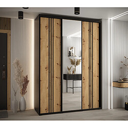 Abiks Meble Armoire DAVOS 7 À Portes Coulissantes 235,2/170/45 3 Portes