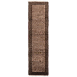 Vidal Tapis de couloir en laine 297x79 brun Darya