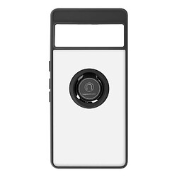 Avizar Coque pour Google Pixel 7 Pro Bi-matière Bague Métallique Support Vidéo Noir