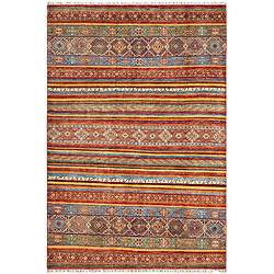 Vidal Tapis de laine 295x205 rouge Torkman