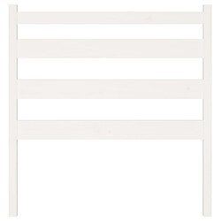 Acheter Maison Chic Tête de lit moderne pour chambre - Décoration de lit Blanc 106x4x100 cm Bois massif de pin -MN48720