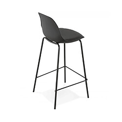 Acheter Kokoon Design Tabouret de bar design ESCAL MINI BLACK 41,5x42x86,5 cm