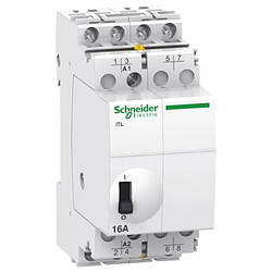 télérupteur - schneider - 16a - 2no - 240vca / 110vcc - schneider electric a9c30812