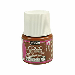 Pebeo Peinture acrylique opaque mate - Brun - 45 ml