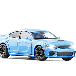 Universal Nouveauté 1: 32 Dodge Challenger SRT Hellcat Sport Model Alliage Moulding Toy Car Simulation Collection Jouets pour enfants Cadeaux | Moulding Toy Car(Bleu)