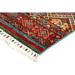 Avis Vidal Tapis de laine 245x171 rouge Torkman