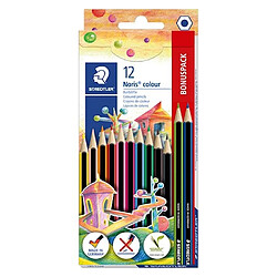 Pack de 10 + 2 crayons de couleurs Staedtler Noris® colour 185 offert