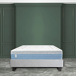 LUXURY LITERIE Matelas BestRoyal, 27cm, ressorts ensachés, mousse haute densité, indépendance du couchage, 140x190cm